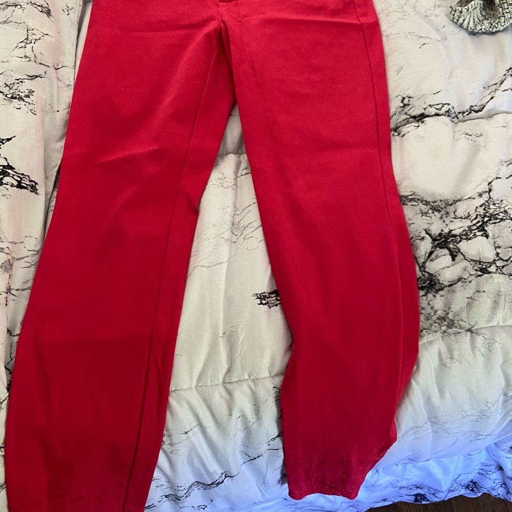 Red gap skinny pants ankle length...worn twice